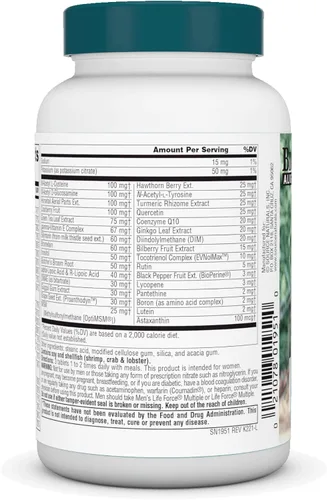 Miniatura 3 de Source Naturals Women's Life Force - Multivitamínico completo diario con 13 vitaminas esenciales, antioxidantes, hierbas, nutrientes y minerales