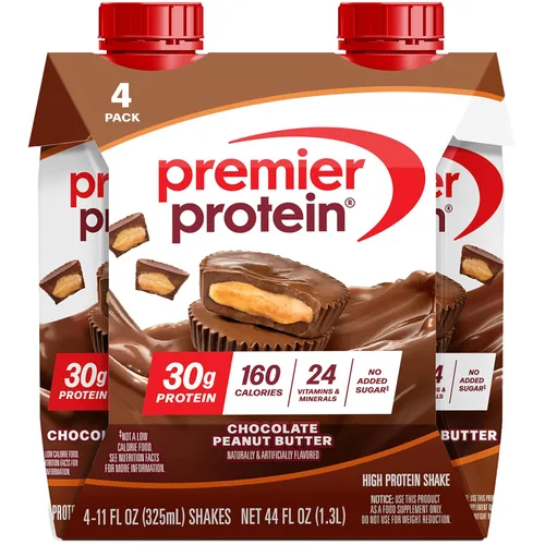 Miniatura 13 de Premier Protein - Batido de proteína sabor a chocolate, 30 gramos de proteína, sin azúcar añadida, 24 vitaminas y minerales para apoyar la salud