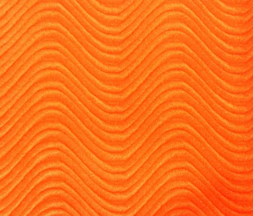 The Yard - Tela de tapicería de terciopelo con remolinos ondulados, 60 pulgadas, 19 colores vendidos por The Yard (naranja)