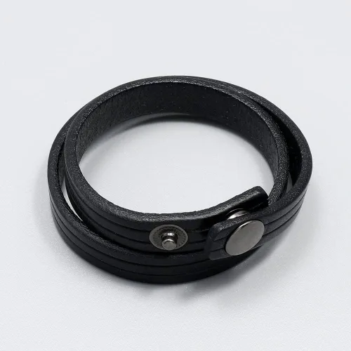 Miniatura 3 de Xusamss Pulsera de joyería punk retro multi capa cuero brazalete brazalete