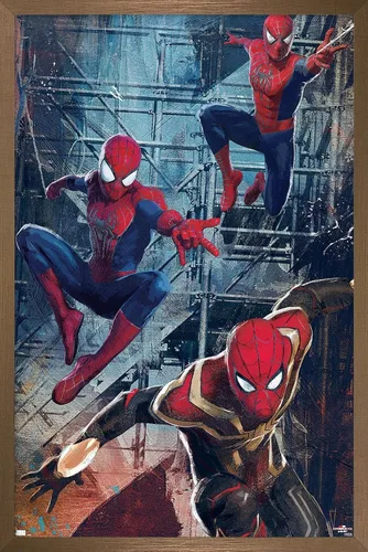 Miniatura 10 de Trends International Marvel Spider-Man: No Way Home - Póster de pared de trío, 14.725 x 22.375 pulgadas, versión premium sin marco