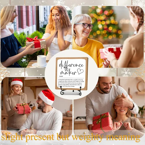 Miniatura 6 de Diference Maker - Regalo de agradecimiento para mujeres, profesores, mentores, entrenadores, jefes, gerentes, regalos de jubilación, decoración