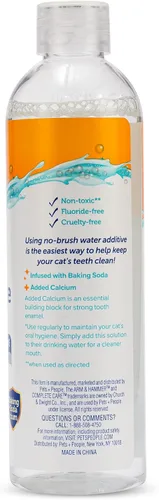 Miniatura 2 de Arm & Hammer Complete Care - Aditivo de agua dental para gatos, ambientador de aliento de gato y control del sarro, no requiere cepillado, fórmula