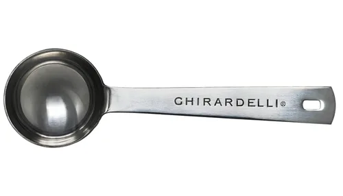 Miniatura 3 de Ghirardelli Salsa de caramelo, botella exprimible de 16 onzas (paquete de 2) con cuchara de barista estampada Ghirardelli