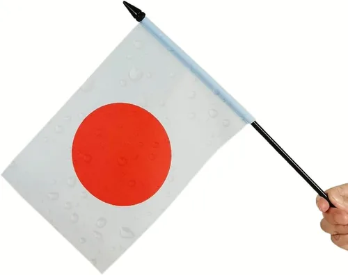 Miniatura 4 de Bandera de escritorio de la amistad de Estados Unidos y Japón, banderas japonesas para exhibición de habitación, juego de banderas de escritorio