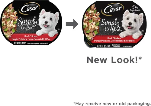 Miniatura 11 de Cesar, comida húmeda para perros de fabricación simple, 37 g. Empaque de 10 unidades.