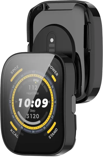 Miniatura 2 de BabyValley Protector de pantalla de 3 piezas compatible con Amazfit Bip 5 Smartwatch Accessories Covers Resistente a los arañazos Funda protectora
