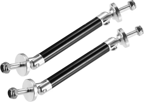 ACROPIX Universal 3"-4" aleación de aluminio ajustable 2.953 in parachoques delantero difusor de labio barra de acoplamiento barras divisoras barras