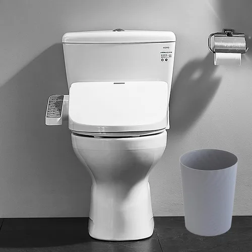 Miniatura 5 de UUJOLY Cubo de basura pequeño de plástico, cesta de basura para baños, lavandería, cocinas, oficinas, habitaciones de niños, dormitorios