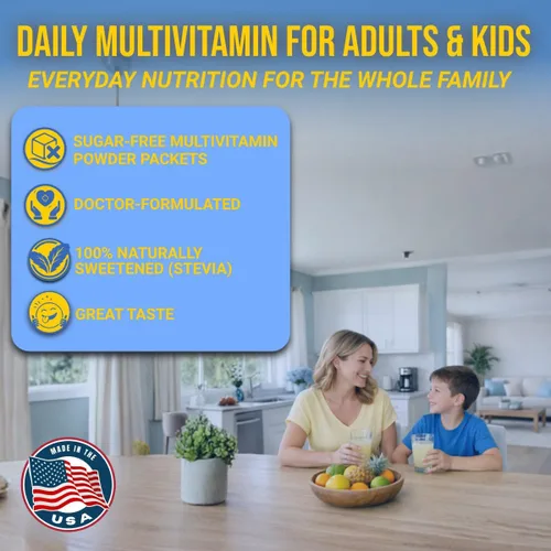 Miniatura 8 de Dr. Price's Multivitamínico para mujeres y hombres Tropical 30 porciones Suplemento diario en polvo con vitamina C, complejo B y minerales