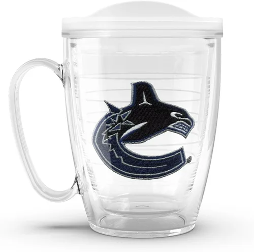 Miniatura 16 de Tervis Vaso aislado de doble pared NHL Pittsburgh Penguins hecho en Estados Unidos mantiene las bebidas frías y calientes, 16 onzas, taza, logotipo
