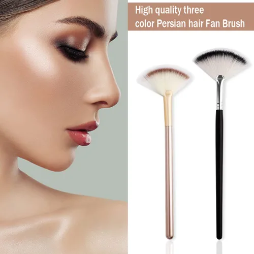 Miniatura 5 de Pimoys 6 pinceles de abanico para faciales suaves y delgadas, aplicador de cepillo para máscara facial de ácido glicólico, máscara de exfoliación