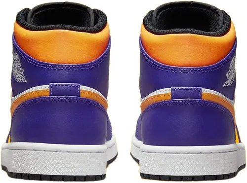 Miniatura 4 de Jordan Air Jordan 1 Mid DQ8426 517 Lakers para hombre, talla 8.5, Kleur Als Op Fotos