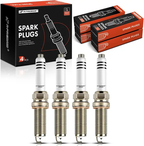 A-Premium Bujías iridio y platino compatibles con Mercedes-Benz C300, C350e, E300, Sprinter, GLC300, CLA250, GLA250 e Infiniti Q50, Q60, QX30 y