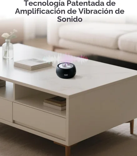 Miniatura 6 de Cuenco Tibetano Cantante Electrónico Portátil, 8 Frecuencias de Curación (396-963Hz), Modo Automático/Manual, Vibración y Temporizador - Dispositivo