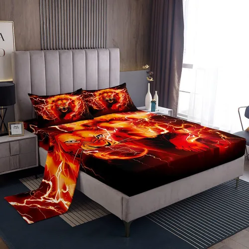 Miniatura 13 de Manfei Juego de sábanas de baloncesto para niños, tamaño individual, juego de ropa de cama temática deportiva para decoración de habitación de niños