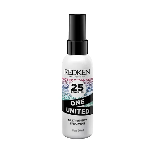Redken One United - Acondicionador sin enjuague todo en uno, tratamiento multibeneficio para todo tipo de cabello, protector térmico y desenredante