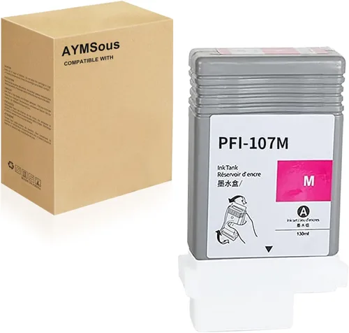 Miniatura 10 de PFI-107 Cartucho de tinta de repuesto para Canon PFI-107 PFI107 PFI-107BK PFI107BK 130ML para Canon imagePROGRAF iPF670 iPF680 iPF685 iPF770 iPF780