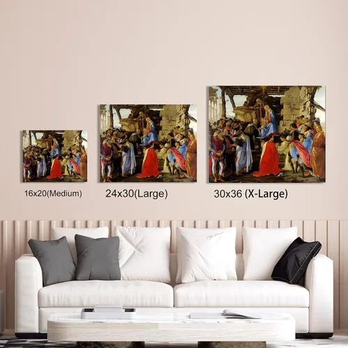 Miniatura 781 de A&T ARTWORK Campo de trigo con cipreses de Van Gogh Las reproducciones de arte clásico mundial, impresiones en lienzo giclée para decoración