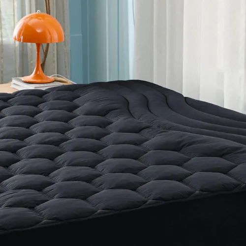 Miniatura 29 de Bedsure Protector de colchón beige individual XL – Cubrecolchón suave para dormitorio universitario, protector de cama individual extra largo
