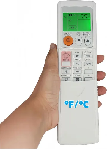 Mando a distancia de repuesto universal compatible con aire acondicionado Mitsubishi Electric PKA-A12HA7 PKA-A18HA7 PKA-A24KA7 PKA-A30KA7 PKA-A36KA7