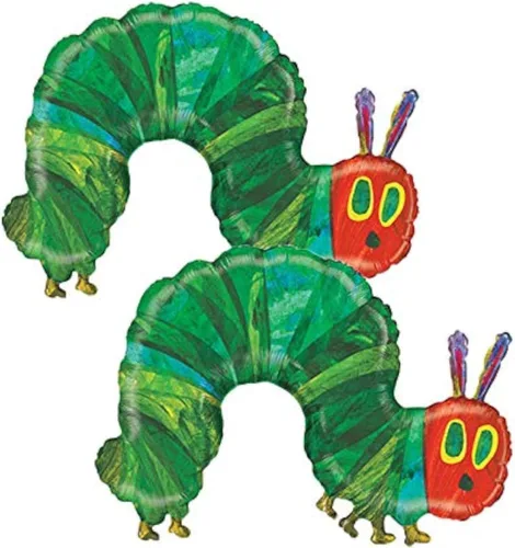 Miniatura 6 de The Very Hungry Caterpillar Eric Carle - Globo de fiesta de papel de aluminio de 43 pulgadas