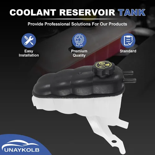 Miniatura 5 de Depósito de recuperación del tanque de desbordamiento del refrigerante del motor 603-973 con tapa compatible con GMC Chevrolet Cadillac 13502354