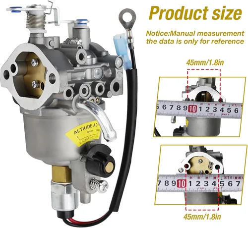 Miniatura 2 de Carburador Carb A042P619 con juntas de repuesto para generador Onan Cummins Microquiet 4KW para 4KYFA26100, A041D736, 146-0785, 4KYFA26100P