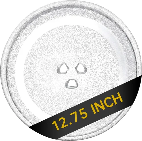Miniatura 8 de Placa giratoria de vidrio para microondas de 13.5 pulgadas, bandeja de microondas de 13.5 pulgadas / 34.3cm, placa de vidrio de repuesto