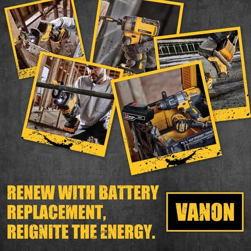 Miniatura 6 de VANON 7.0Ah 20V Reemplazo para batería Dewalt 20V Max de iones de litio compatible con Dewalt Bateria DCB200 DCB204 DCB206 DCB201 DCB203 DCB181
