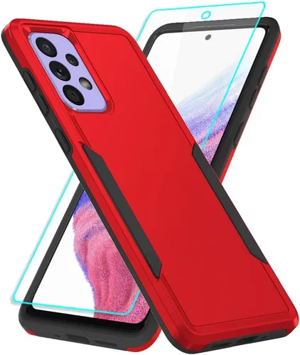 Miniatura 12 de Funda para Samsung A53 5G, Galaxy A53 5G con protector de pantalla HD, [grado militar probada en caídas desde 16 pies], funda protectora de teléfono
