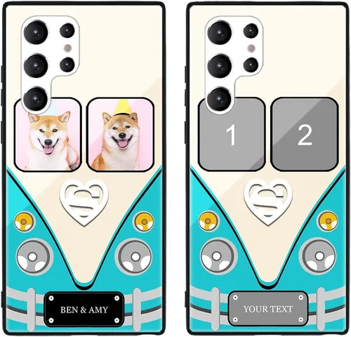 Miniatura 255 de Funda de teléfono personalizada para Samsung Galaxy S22+ / S22 Plus 5G, funda de TPU suave de vidrio templado antiarañazos personalizada con foto