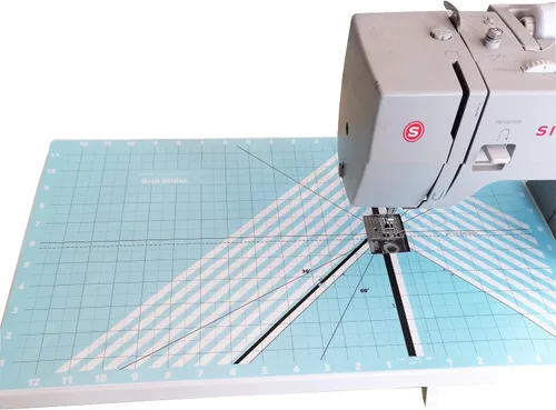 Miniatura 2 de HONEYSEW Alfombrilla deslizante de acolchado de movimiento libre para acolchar 12 x 20 pulgadas (para brazo largo y máquina de coser industrial)