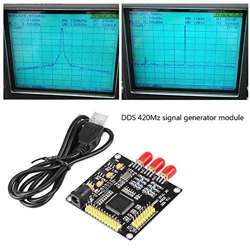 Miniatura 4 de AD9910 1GSPS alta planitud DDS módulo generador placa Amplitud de fase programable DAC 420MHz fuente de forma de onda DIY Kit de frecuencia