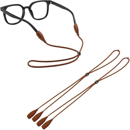 Miniatura 11 de Correa ajustable para gafas, diseño elástico y elástico, adecuado para gafas de miopía, lentes de sol, gafas deportivas