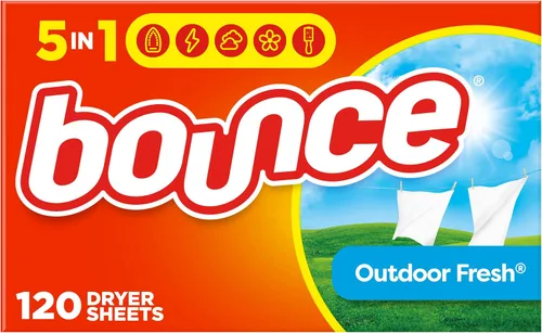 Miniatura 11 de Bounce - Hojas suavizantes de ropa con aroma fresco al aire libre, 240