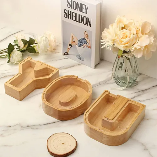Miniatura 5 de iDIY Alcancía personalizada, caja de dinero para niños, preciosas letras iniciales del alfabeto, alcancías para niños y niñas, caja de dinero
