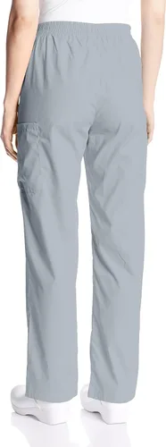 Miniatura 2 de Dickies EDS Signature 86106 - Pantalones cargo de uniforme médico para mujer, con cintura elástica y popelina cepillada suave