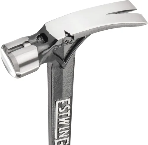 Miniatura 3 de ESTWING Martillo Ultra Series – Martillo de 15 oz fabricado en Estados Unidos con cara lisa y agarre de reducción de golpes - EB-15S