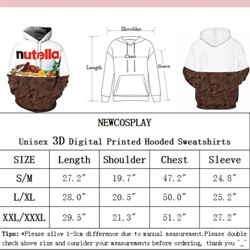 Miniatura 6 de NEWCOSPLAY Unisex 3D Graphic Hoodies for Men Realistic Digital Print Pullover Hoodie Hooded Sweatshirt