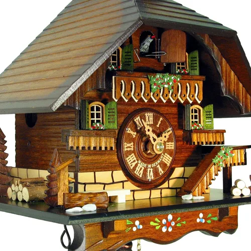 Miniatura 3 de Reloj de cuco Little Black Forest House 1.0312.01.C