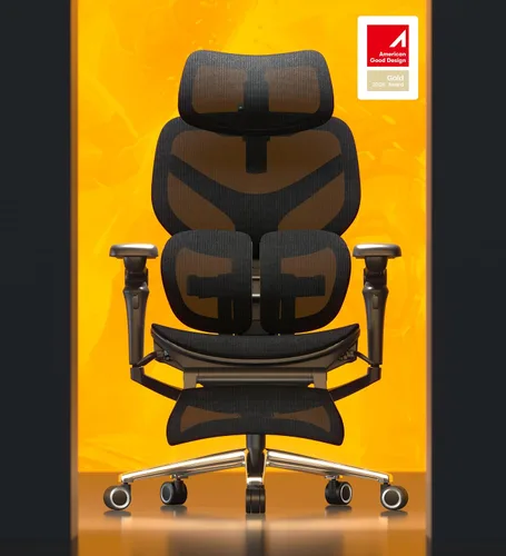 Miniatura 3 de FlexiSpot Sentinel-Pro - Silla ergonómica para juegos con reposabrazos 7D de doble ala adaptable lumbar 7D 145° 4 posiciones, respaldo ajustable