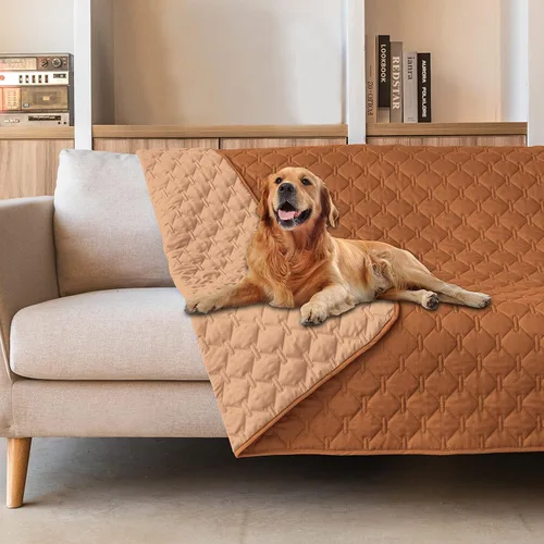 Miniatura 103 de gogobunny Manta 100% Impermeable de Doble Cara para Perros, Cubierta Suave para Cama de Mascotas, Reversible, Protege Muebles, Sillón, Sofá, Coche