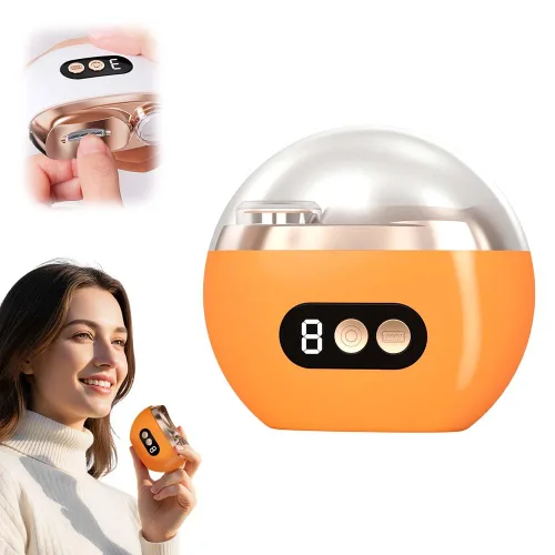 Cortaúñas eléctrico multifuncional, kit de aseo recargable de 3 velocidades ajustables, pulido y cuidado suaves, amoladora automática portátil para