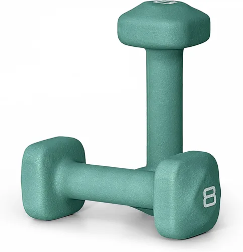Miniatura 28 de Tone Fitness Pares de Mancuernas de Pesas de Neopreno con Cabeza Cuadrada Antirrodamiento Múltiples Opciones Azul