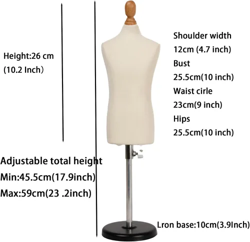 Miniatura 2 de Maniquí de forma de vestido masculino