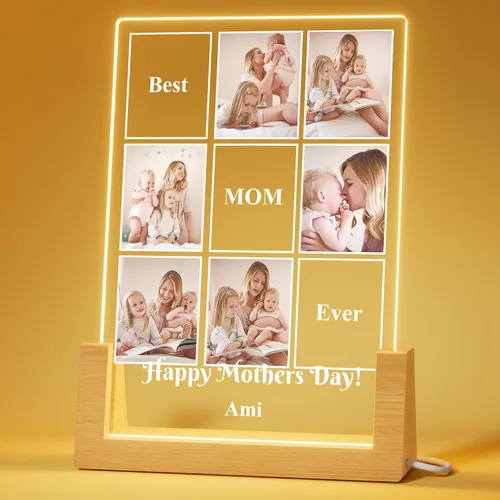 Miniatura 14 de Bemaystar Regalos personalizados para mamá para el día del padre, regalos personalizados para madres de hija, hijo, niños, regalo personalizado