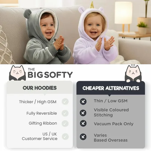 Miniatura 6 de Manta para niños de 3 a 10 años, divertida manta con capucha para niños, sudadera con capucha, sudadera cómoda de gran tamaño para niños, niñas