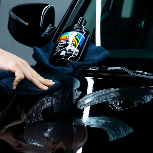 Miniatura 4 de Turtle Wax 52708 Color Magic Cera para Pintura de Coche Restaura Color y Brillo Negro 500 ml