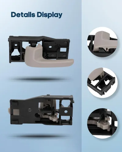 Miniatura 3 de ECCPP Manijas de puerta interiores 2000-2006 para Toyota Tundra reemplazo interior del conductor trasero izquierdo del pasajero derecho manijas
